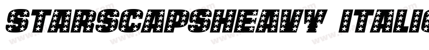 StarsCapsHeavy Italic字体转换